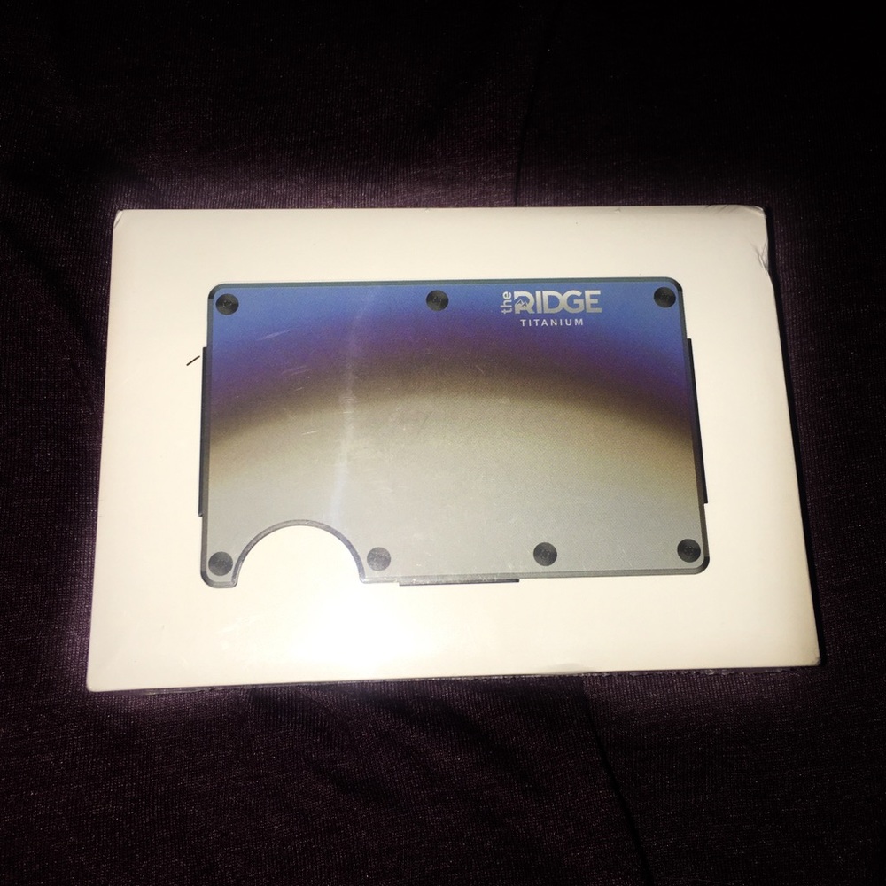 ***SOLD***The Ridge Burnt Titanium Wallet